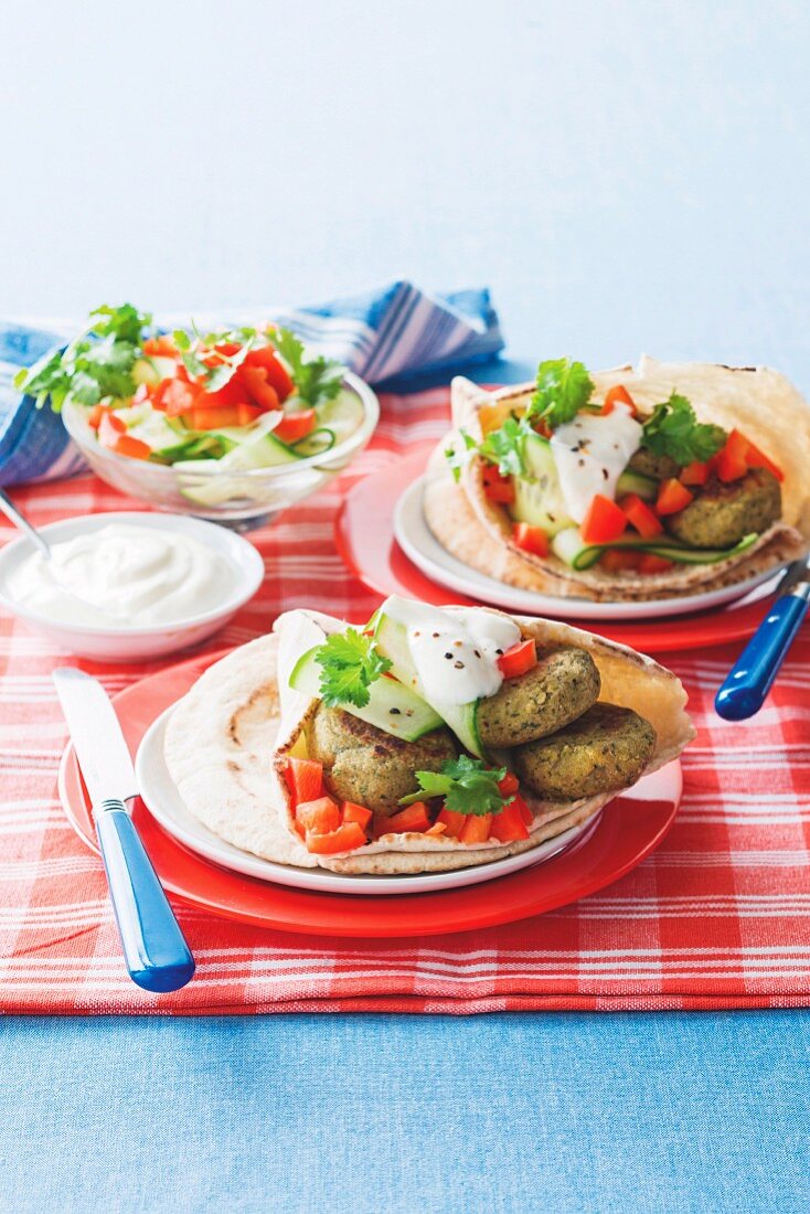 Falafel-Wraps