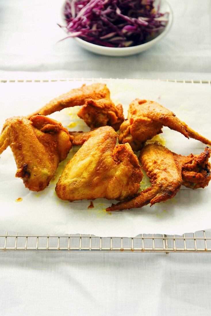 Turmeric chicken wings