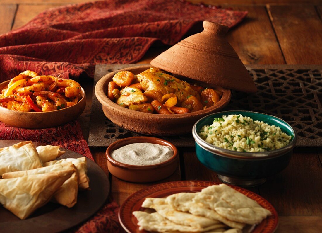 A Moroccan meal