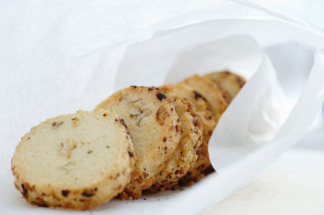 Cream cheese and walnut biscuits