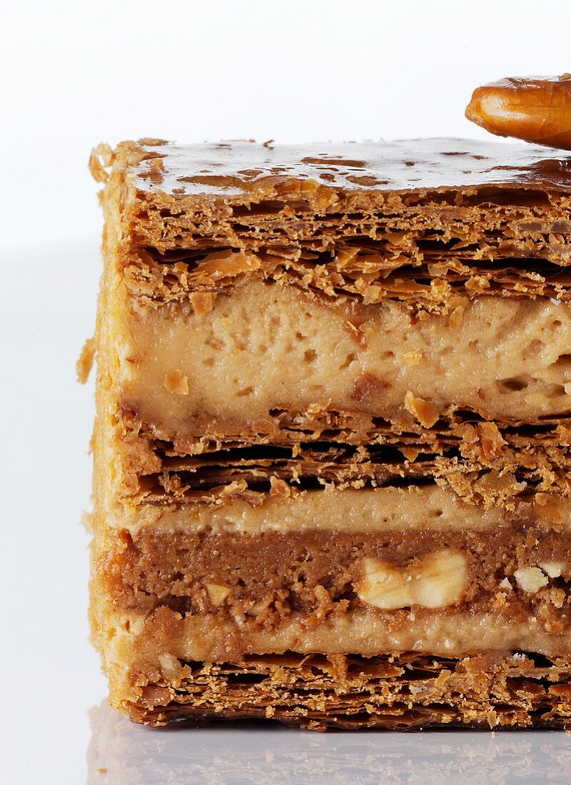 Mille feuille with two fillings