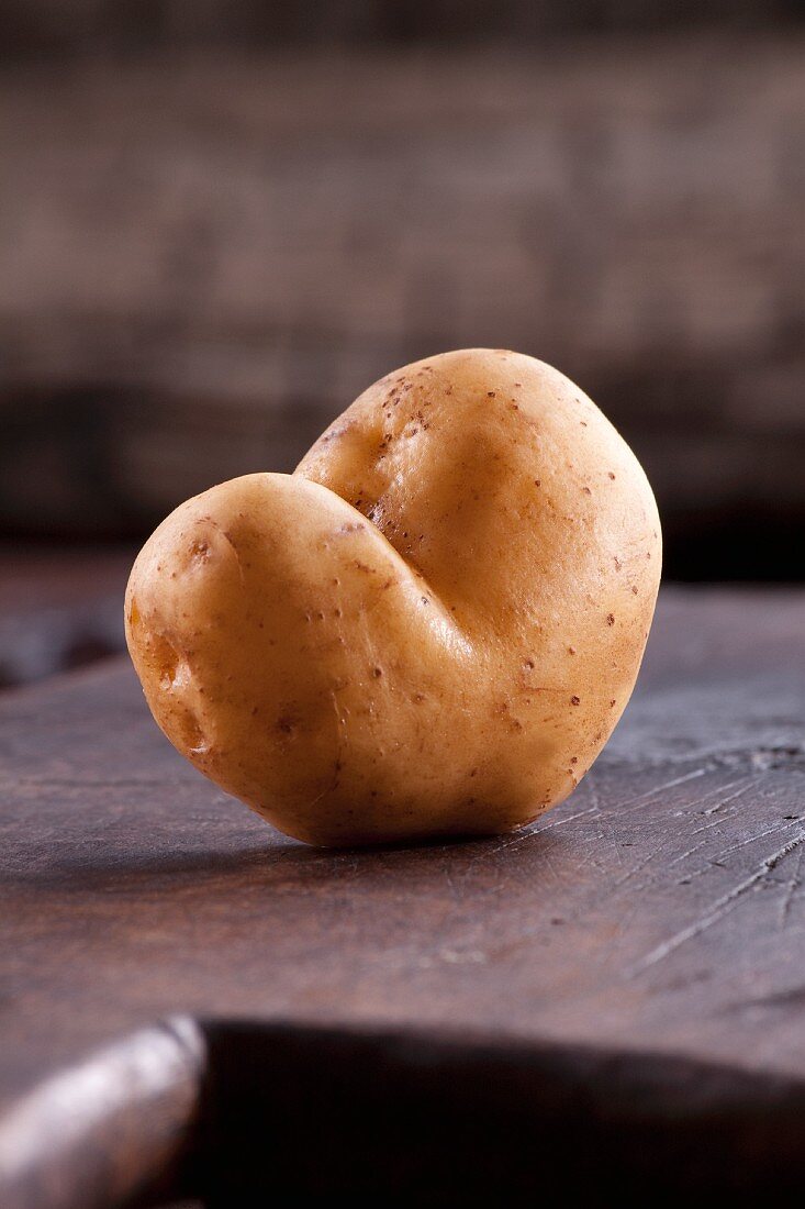 Heart-shaped potato