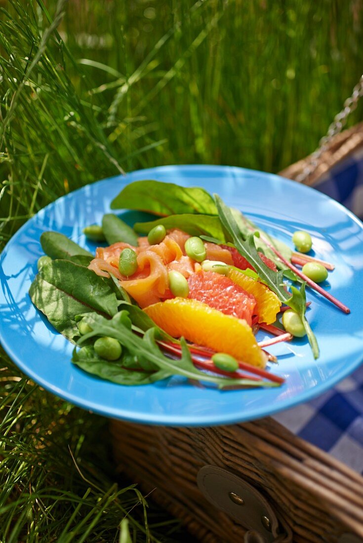 Sommerlicher Zitrusfrüchtesalat