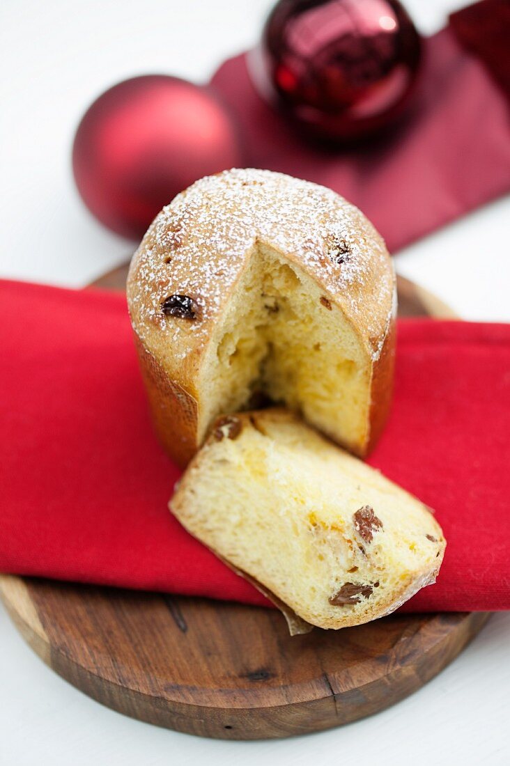 Mini-Panettone, angeschnitten