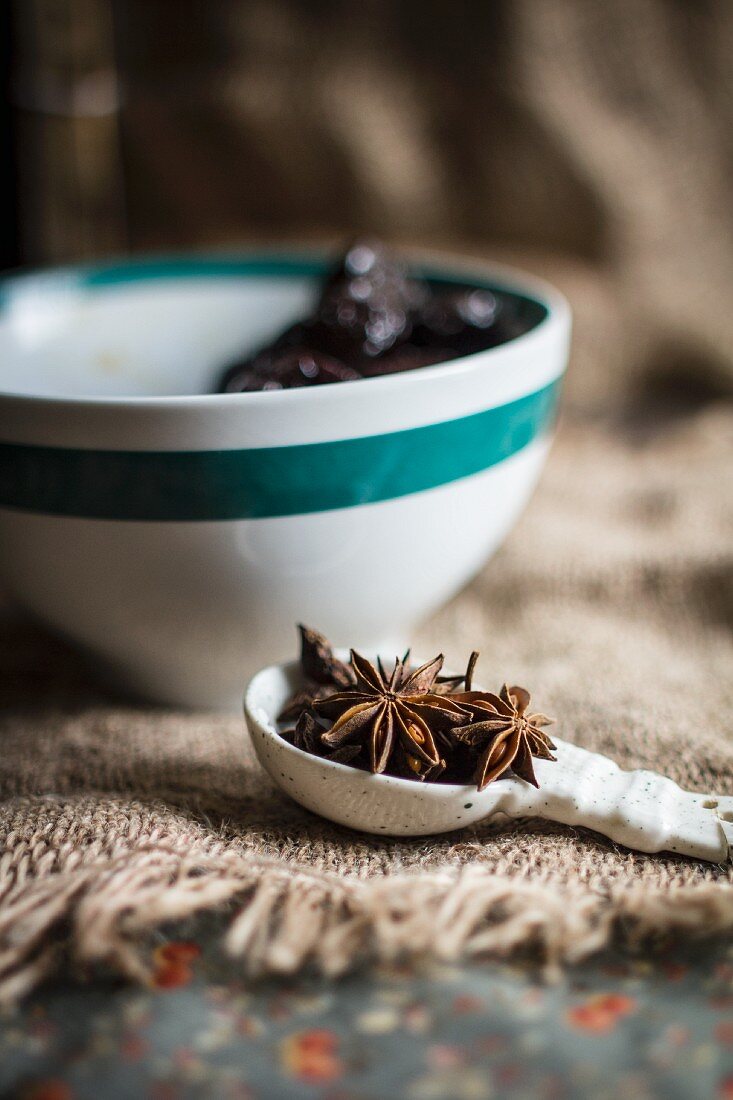Star Anise in a Measuring Spoon