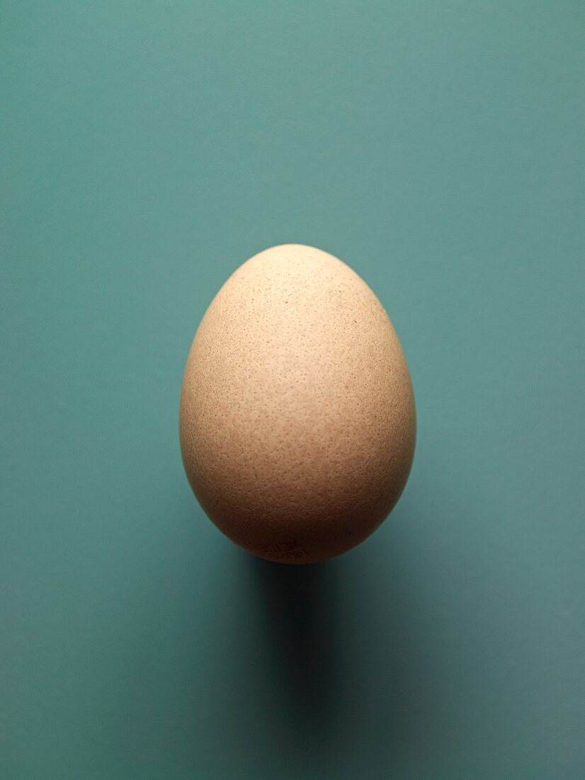 A brown hen's egg, size S