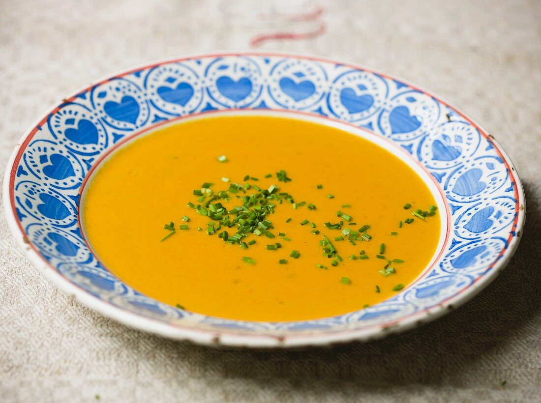 Kürbissuppe mit Ingwer & Curry