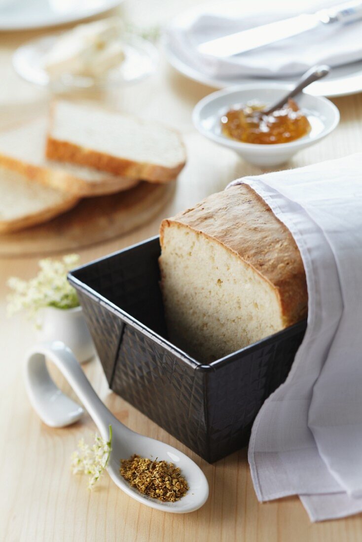 Elderflower bread