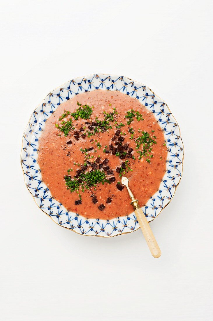 Bread soup from Russia