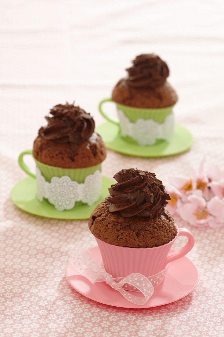 Sacher-Cupcakes