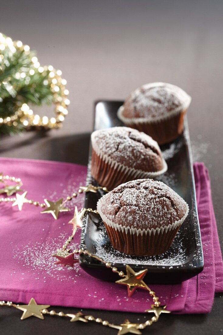Kardamom-Muffins zu Weihnachten
