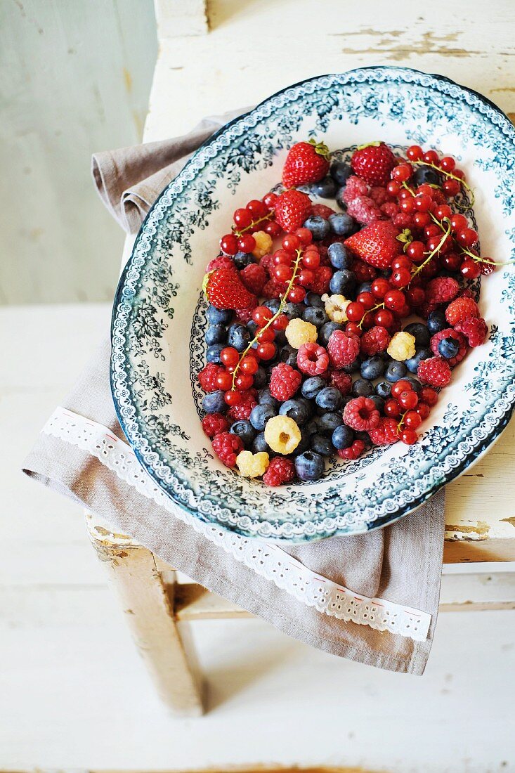 Mixed summer berries