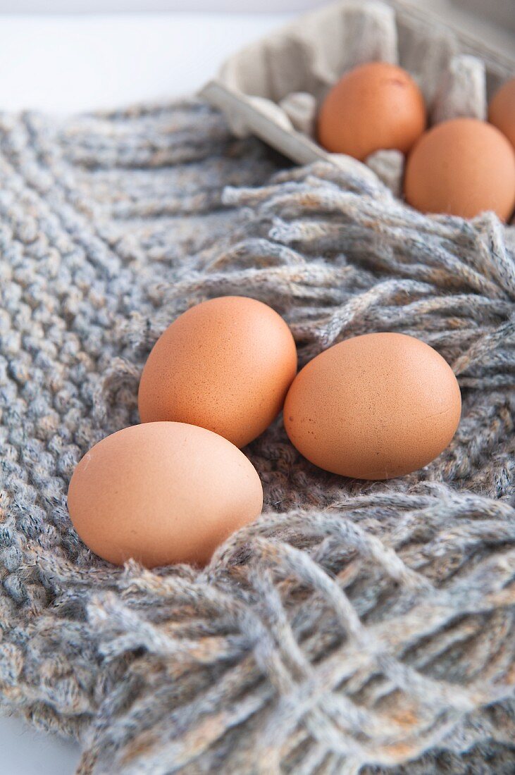 Hens' eggs