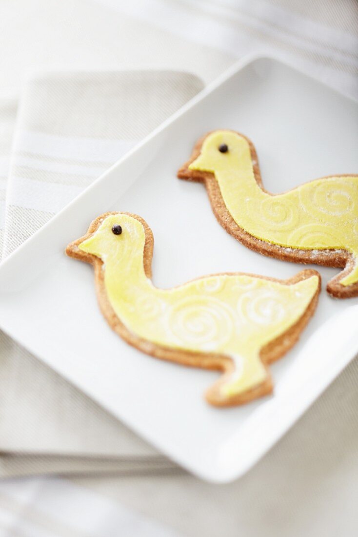 Lemon sable biscuits for Easter