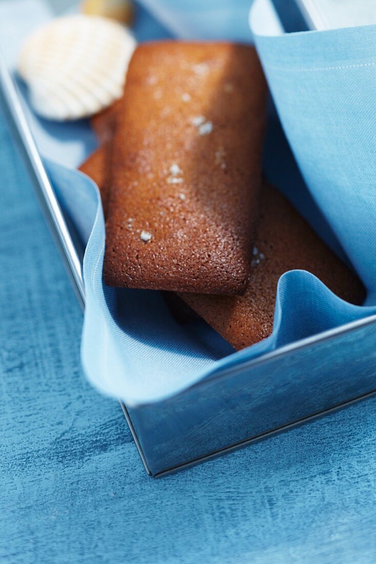 Financiers (almond sponge, France)