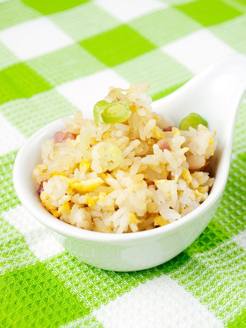 Fried rice with bacon