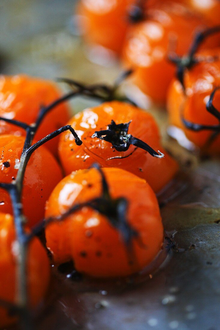 Roasted Tomatoes on the Vine