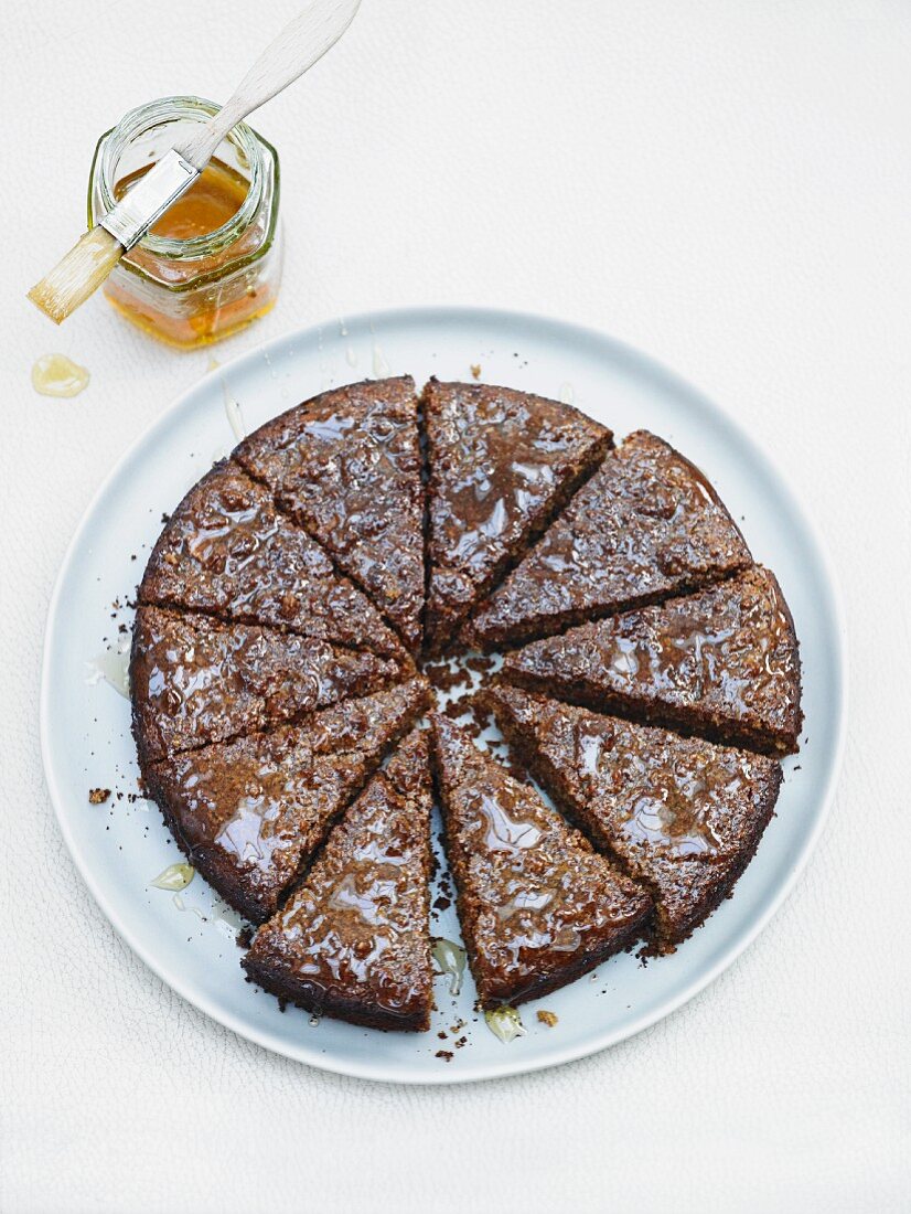 Tahini-Kuchen mit Honig