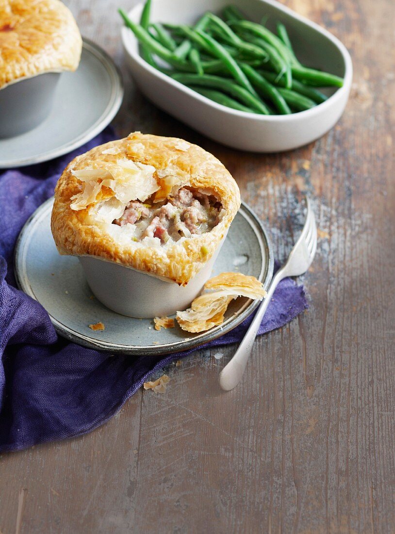 Pork Pot Pie mit Fenchel