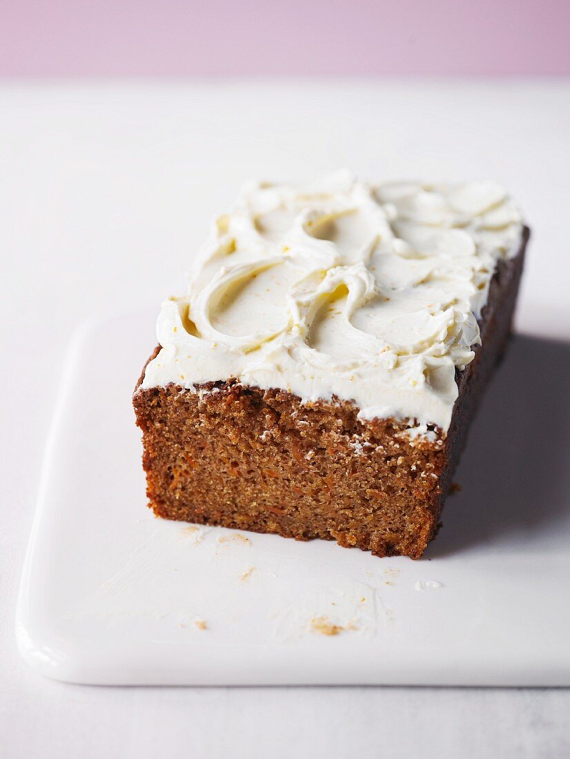 Carrot cake with cream cheese icing