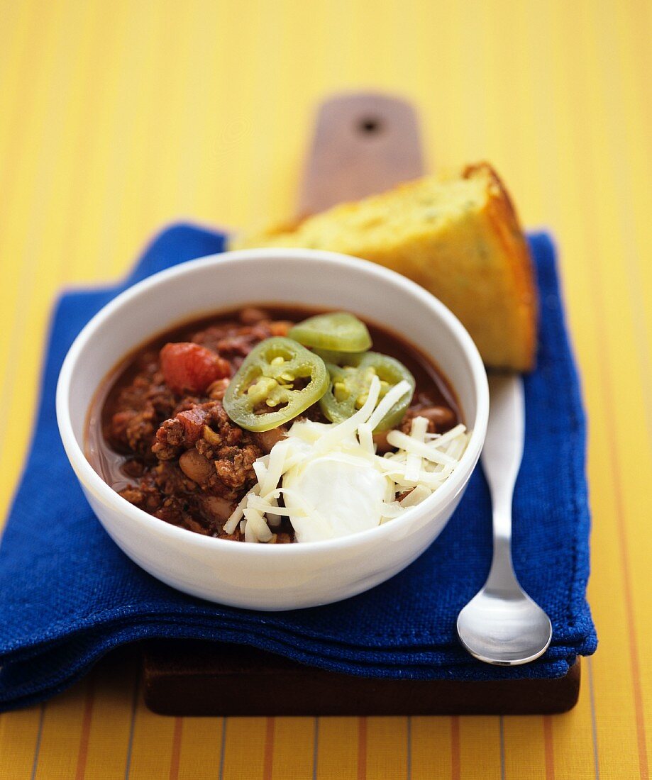 Chili Con Carne mit Jalapenos