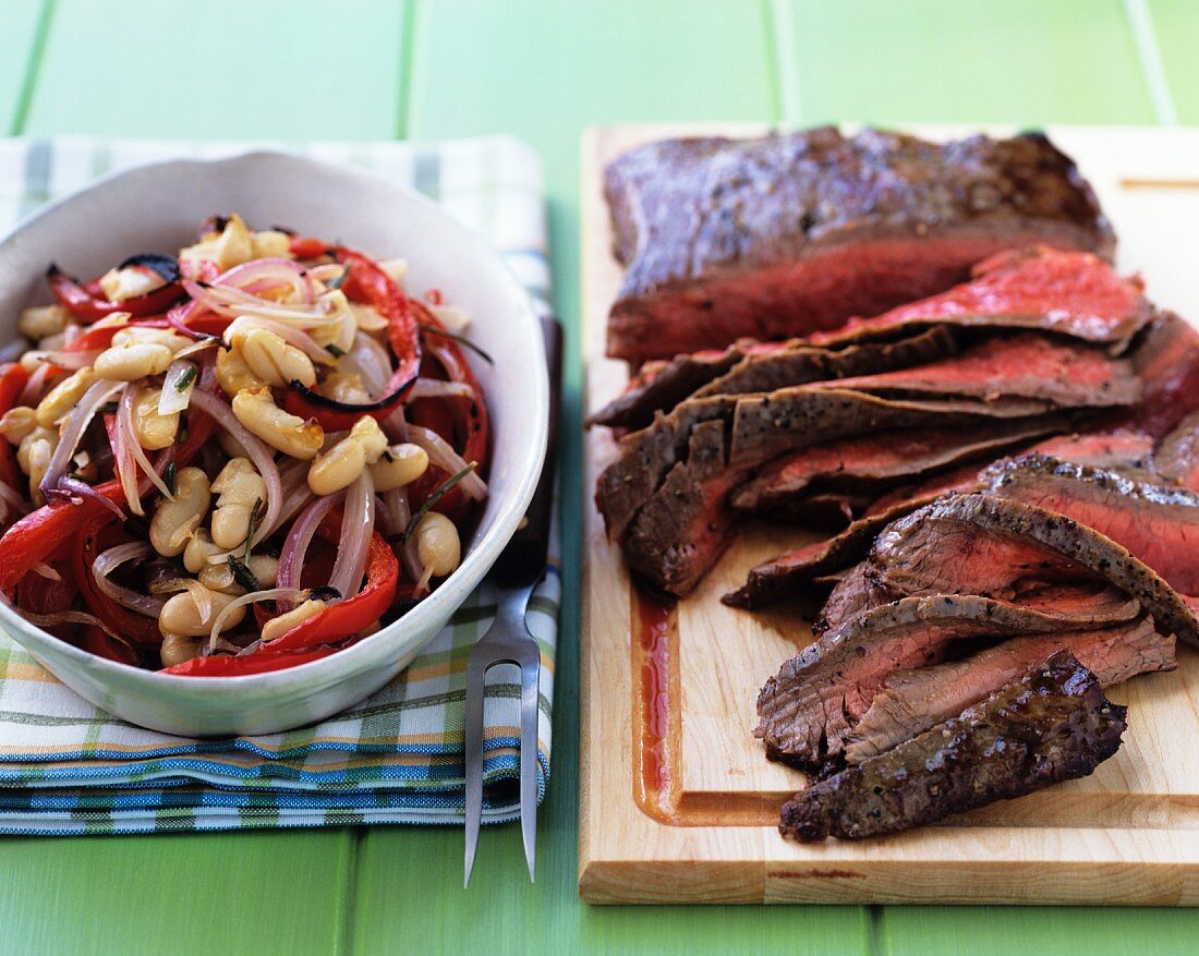 Roastbeef mit Gemüsebeilage