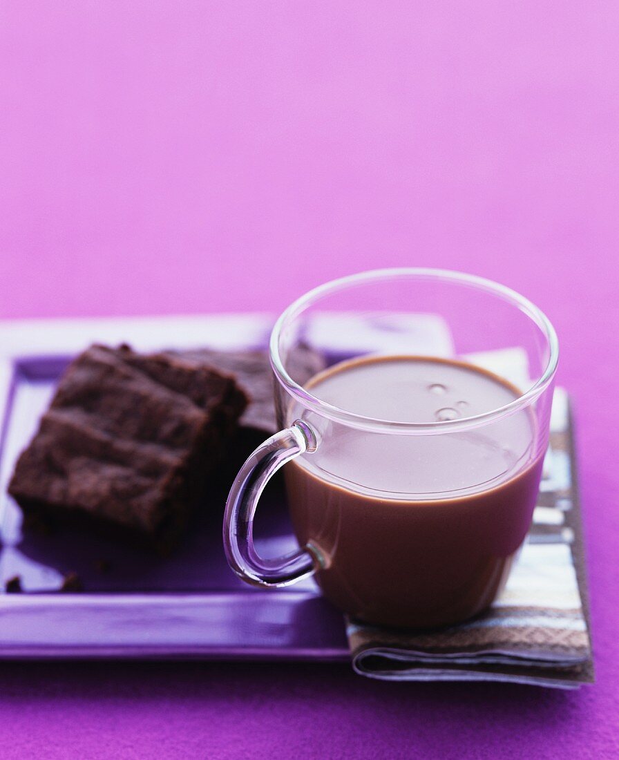 Cocoa and brownies