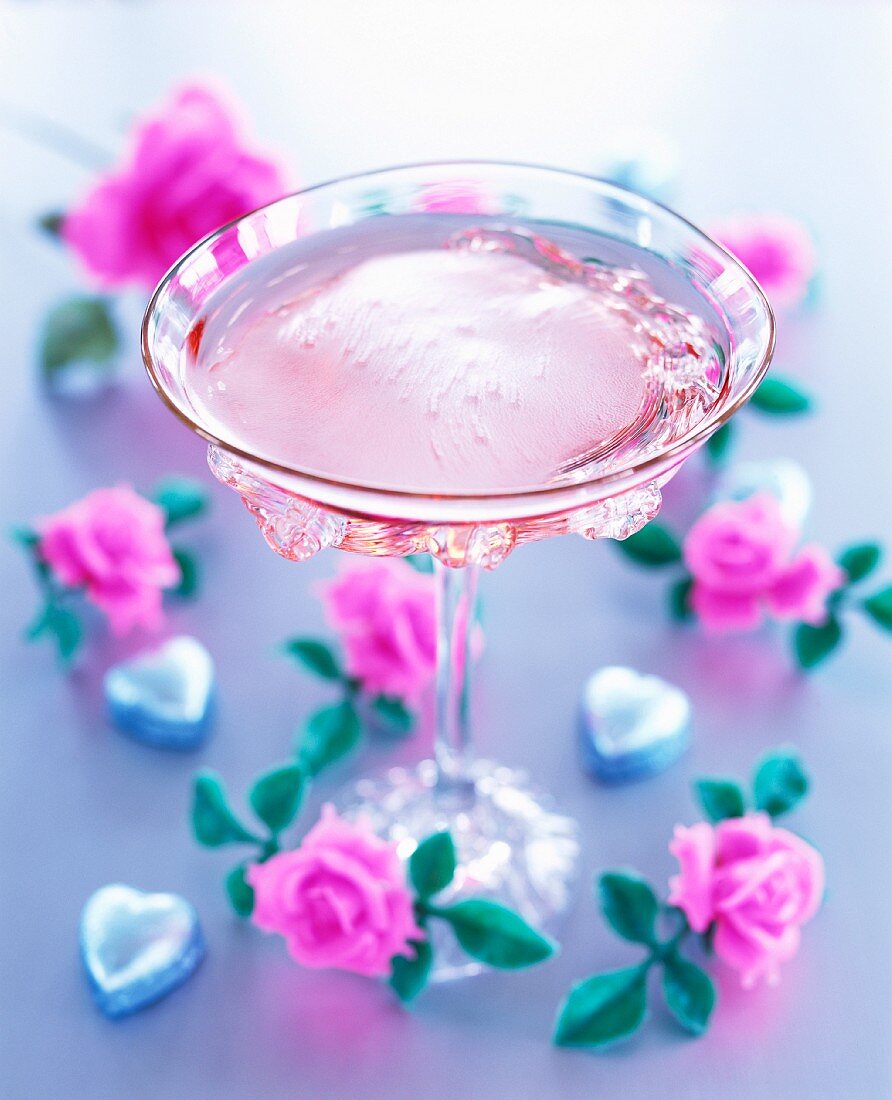 A rose cocktail