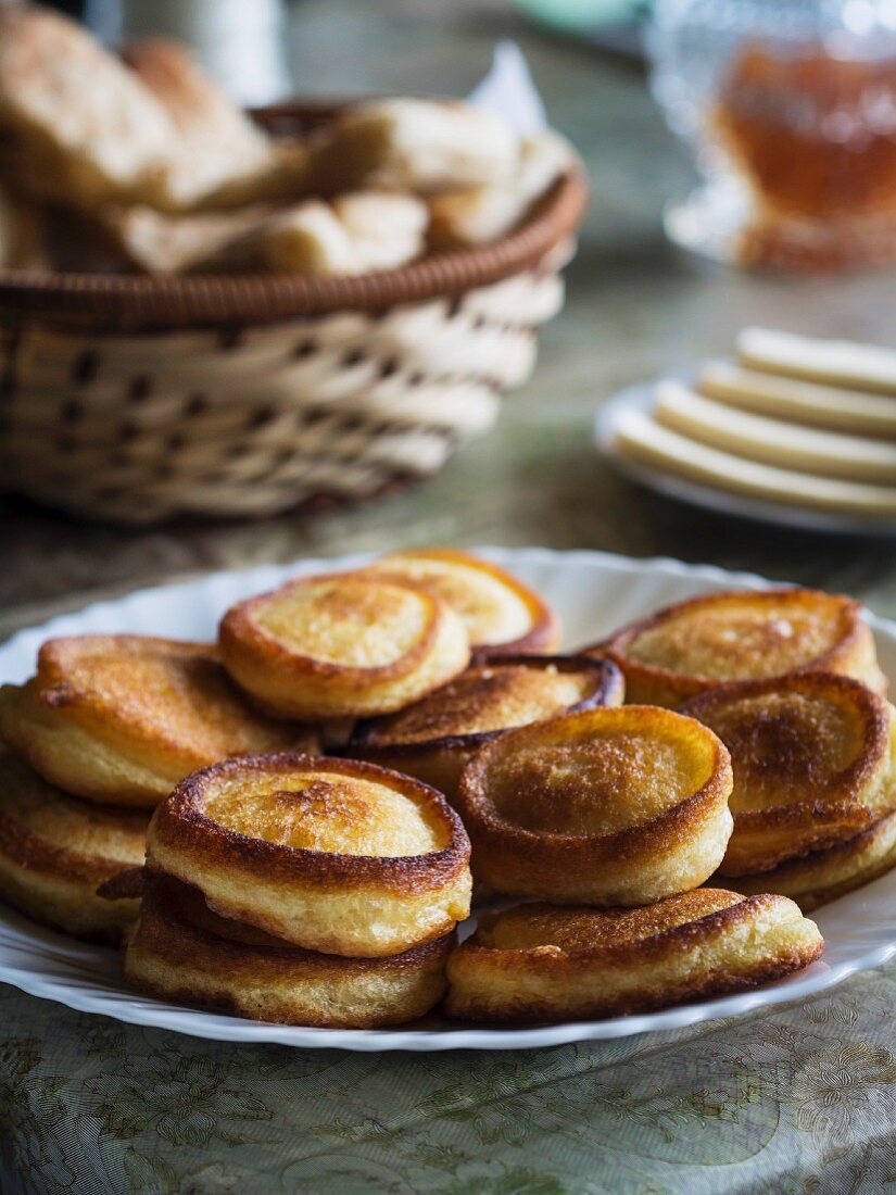 Pancakes aus der Region Tusheti, Georgien