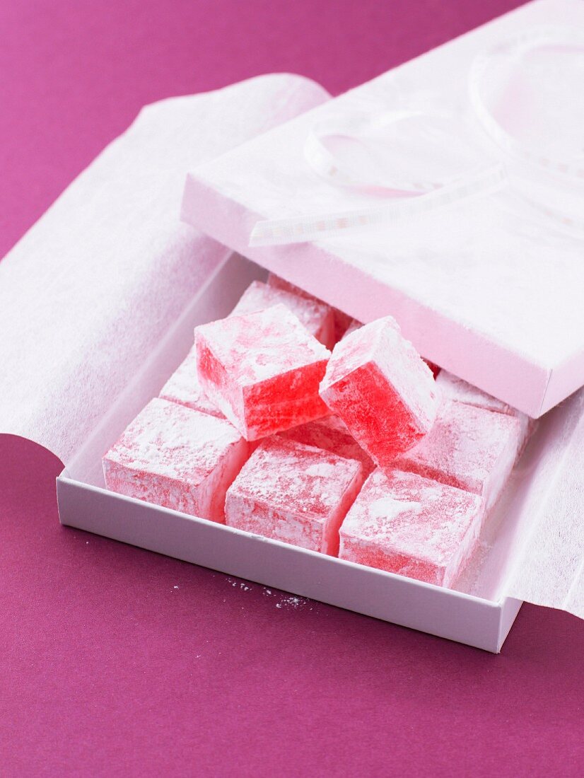 Jelly candies in box