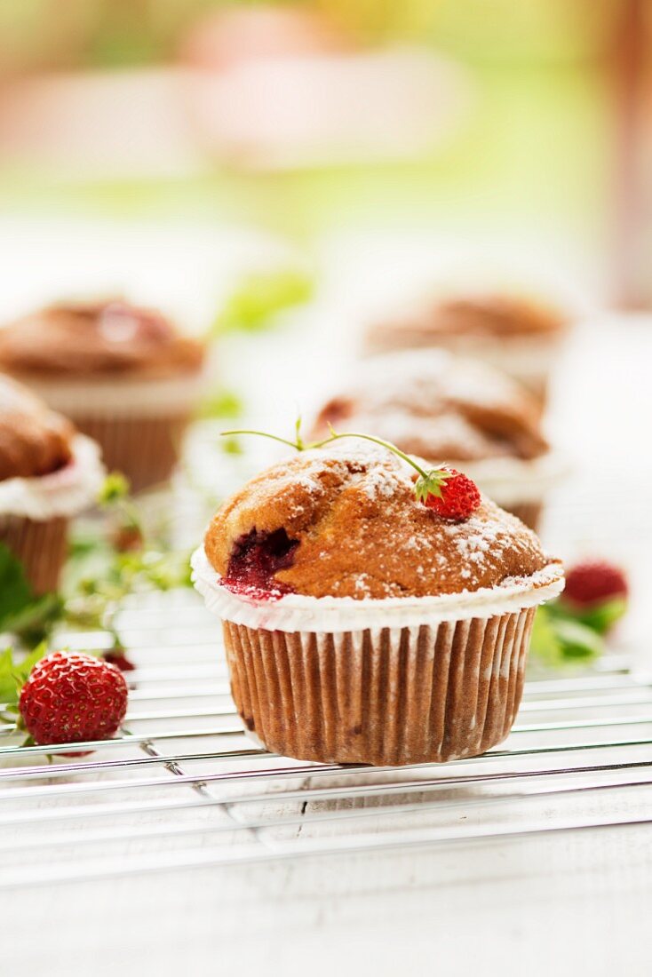 Strawberry muffins