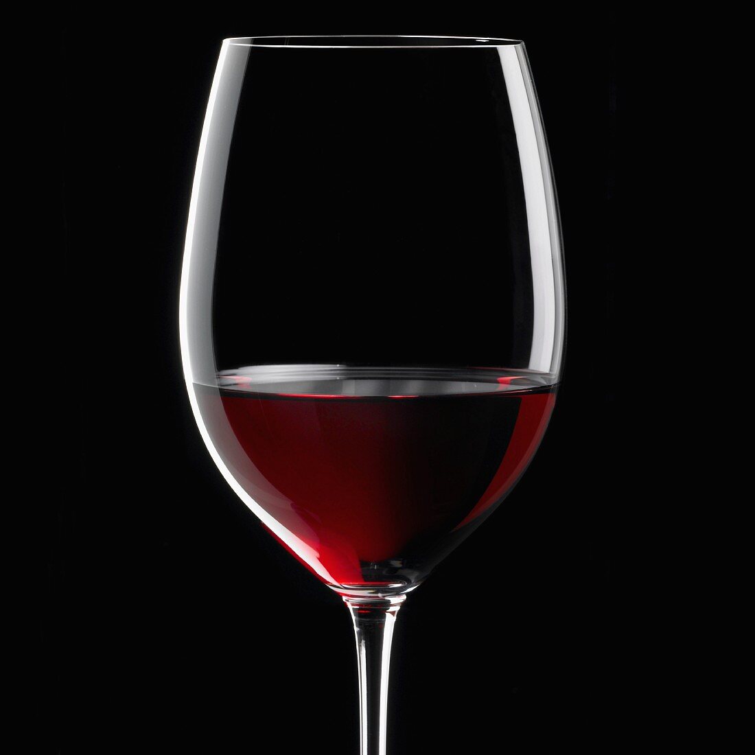 Italienischer Rotwein im Glas