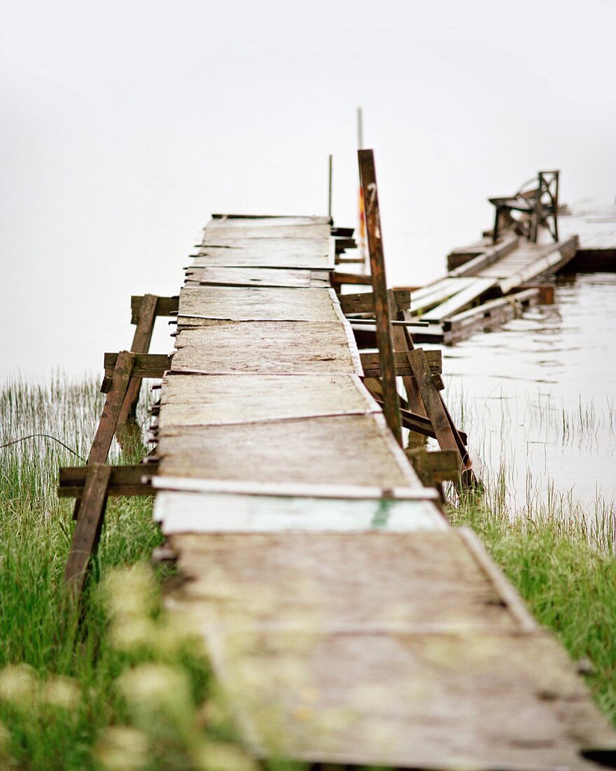 A well-beaten jetty, Sweden