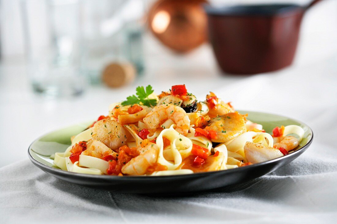 Seafood Pasta Dish