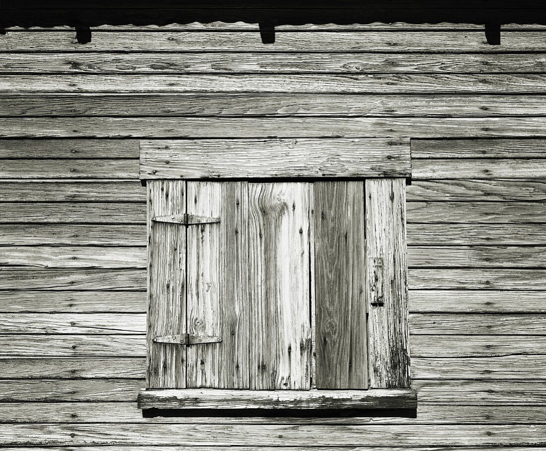 Closed window in Big Bend, Texas, USA.