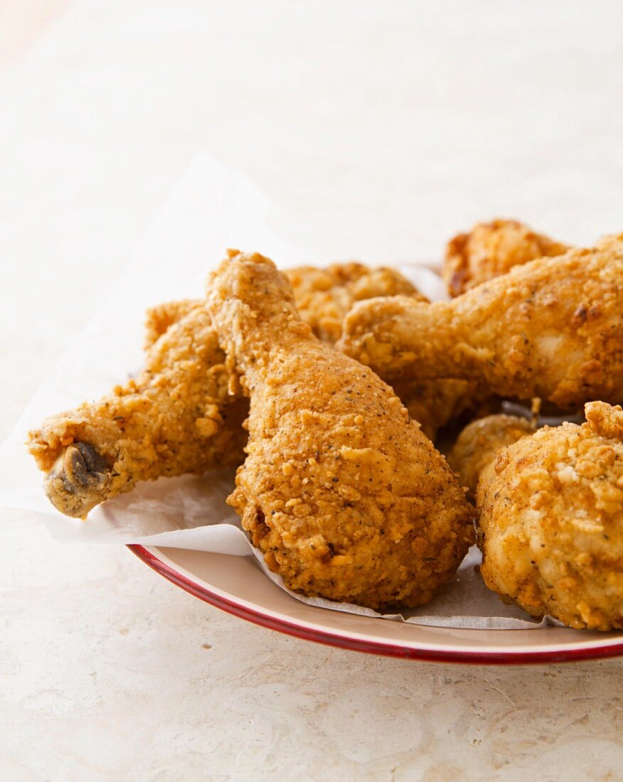 A Plate of Fried Chicken