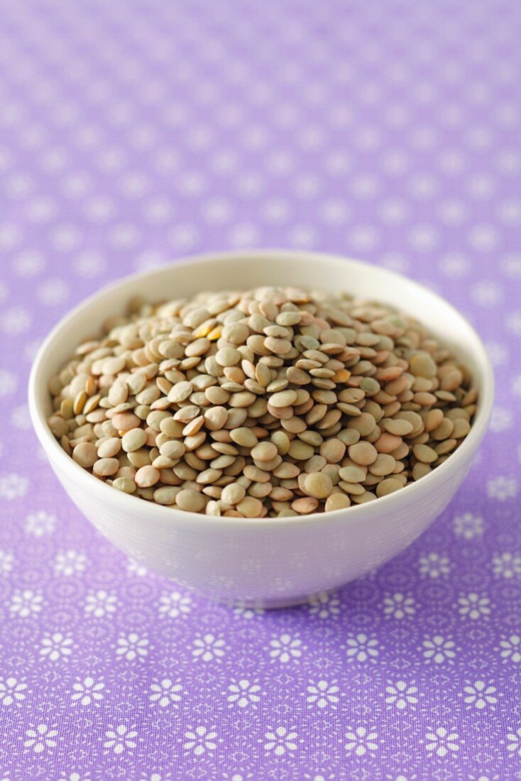Lentils in a dish