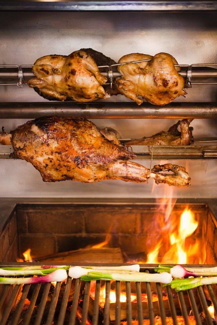 Rotisserie Chicken and Turkey Cooking