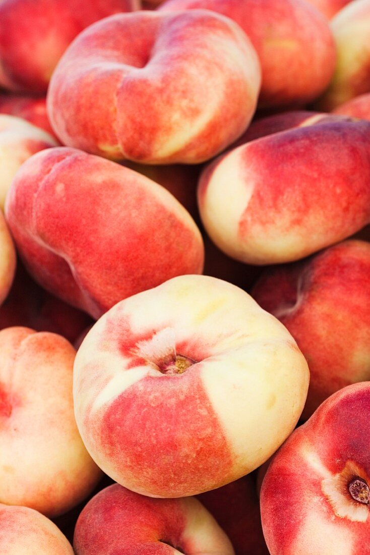 Organic Saturn Peaches from the Farmers Market