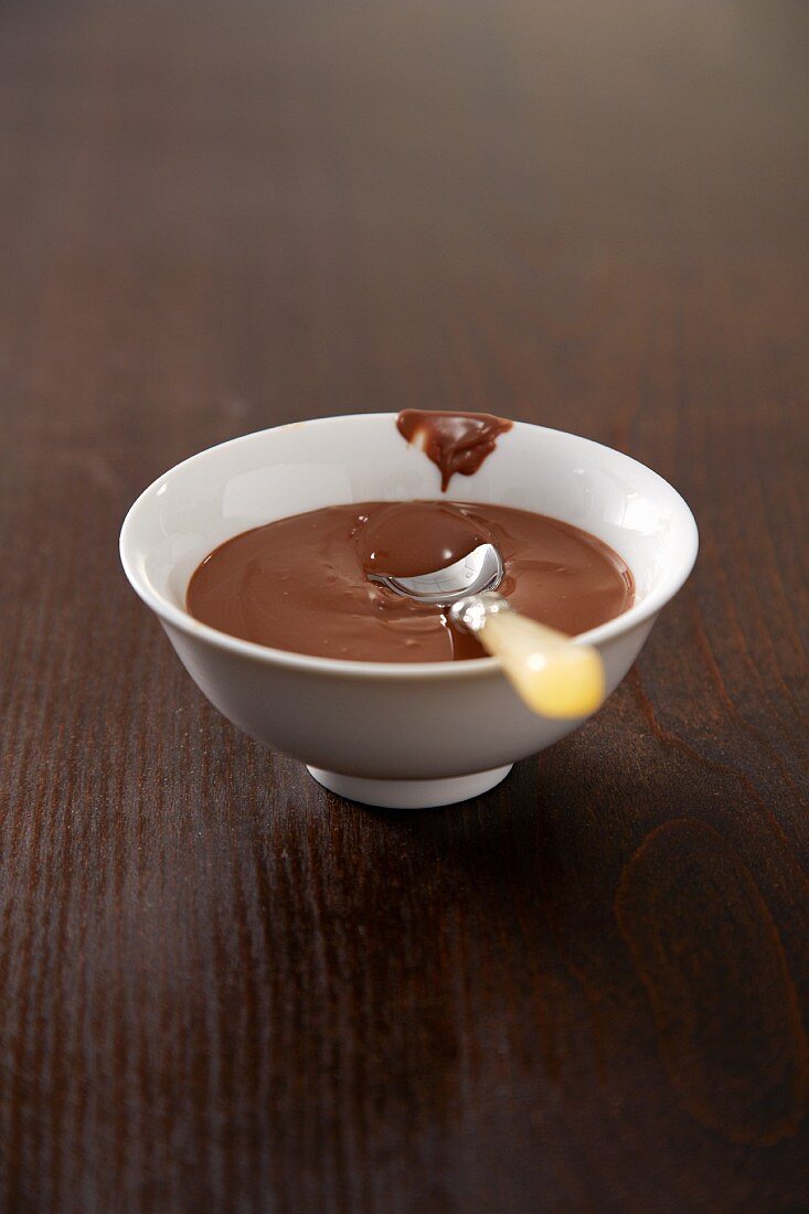 Melted chocolate