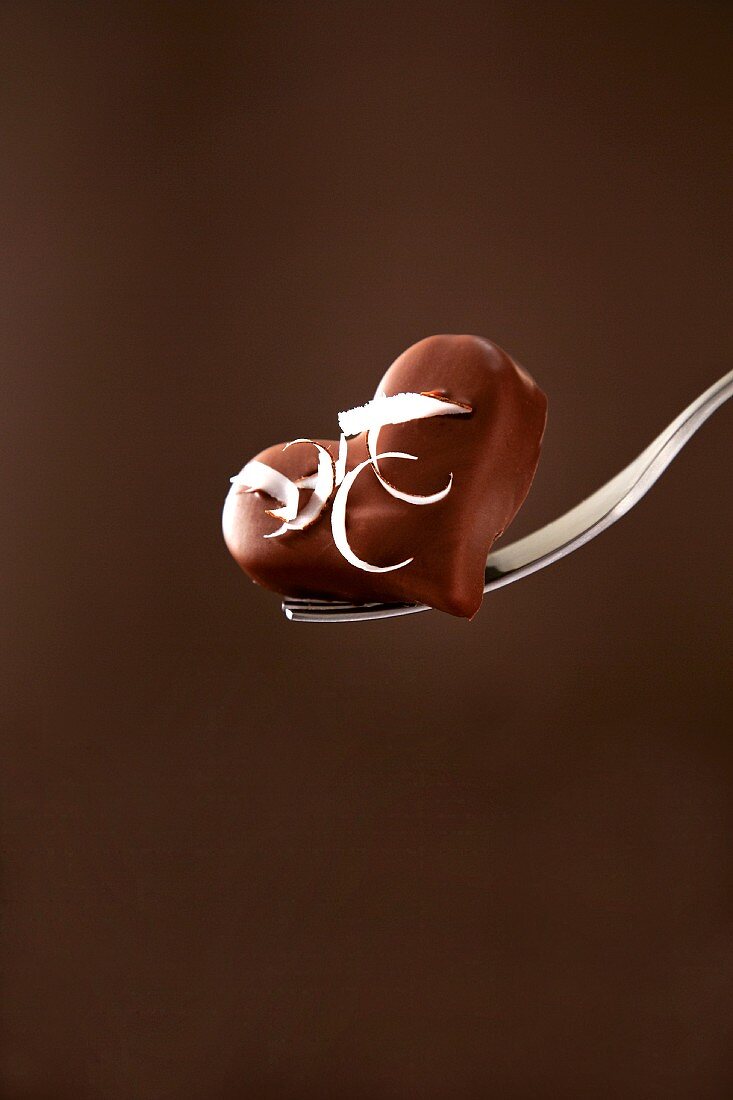 A chocolate heart