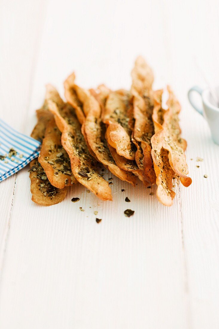 Knäckebrot mit Kürbiskernen