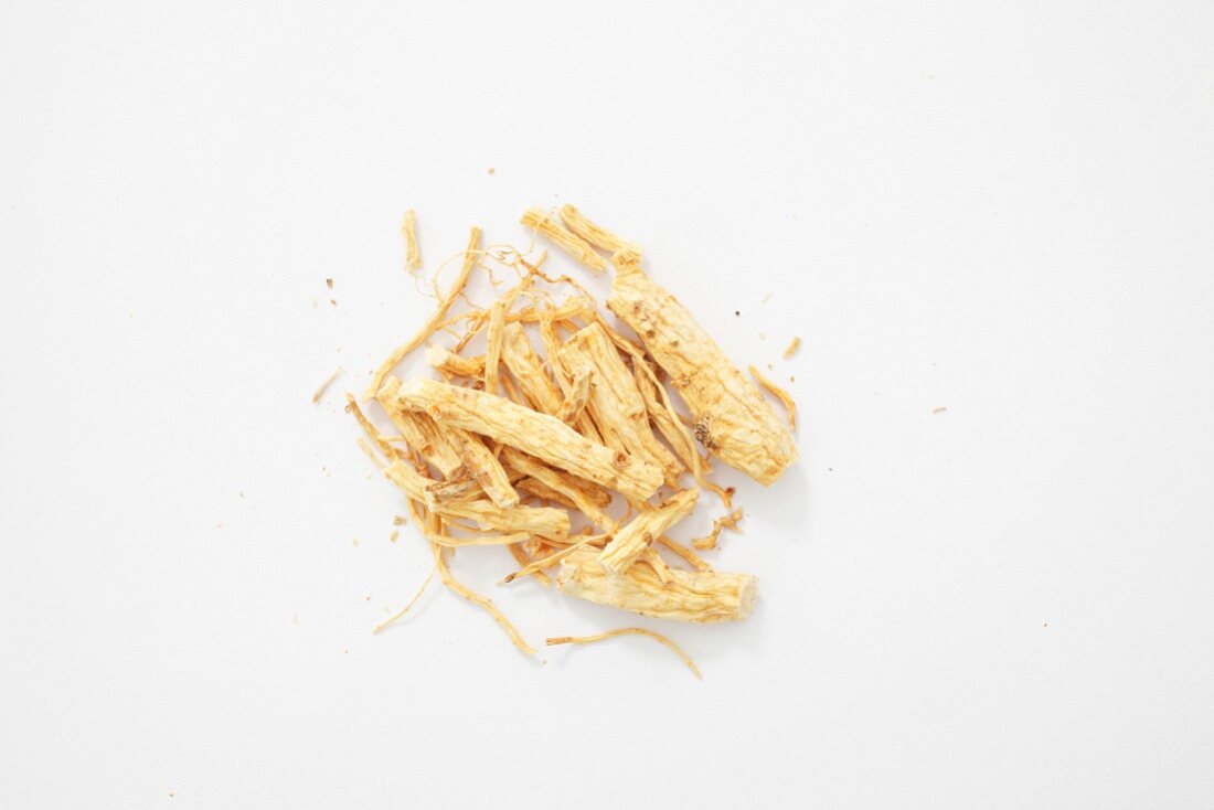 Dried ginseng root