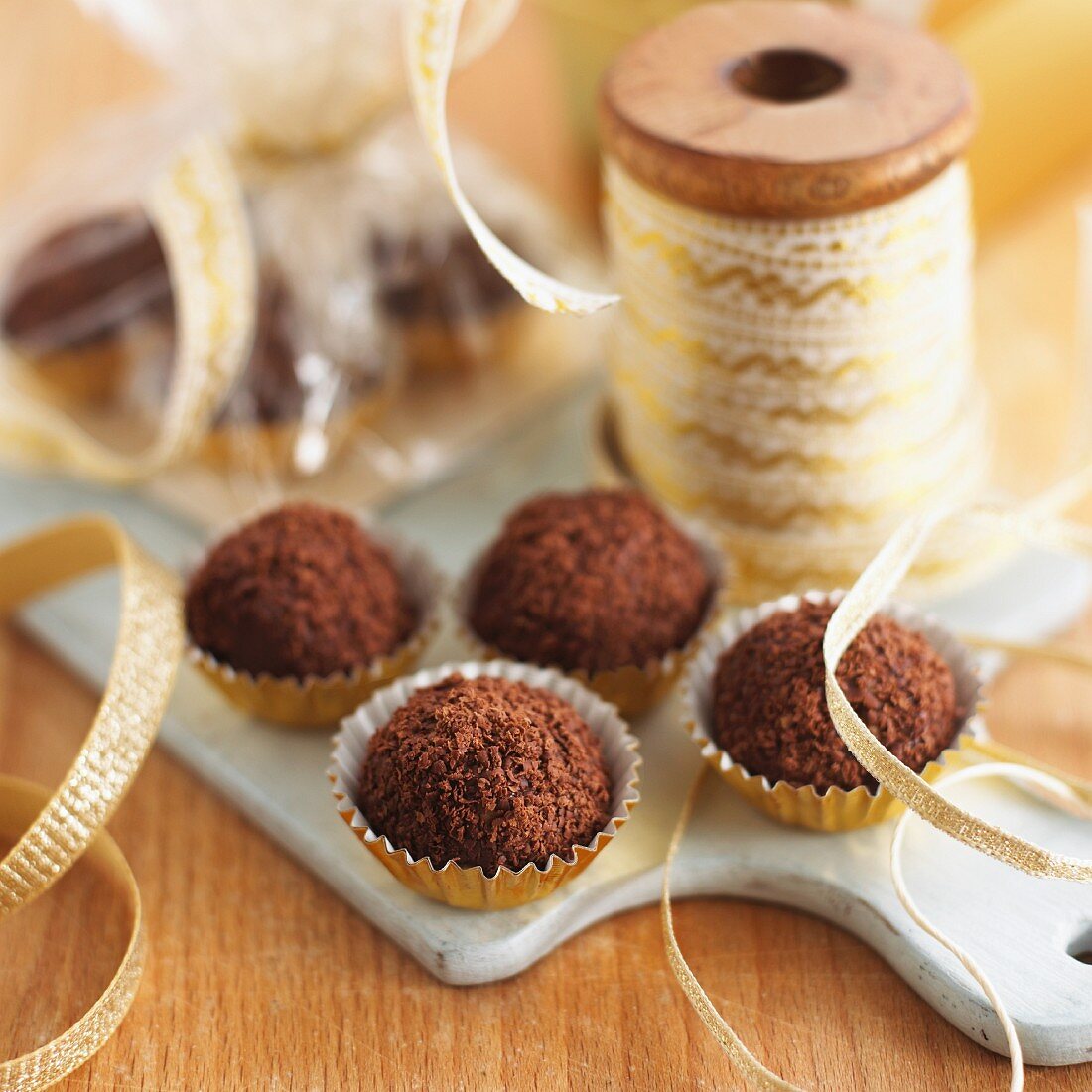 Chocolate truffles for gifting