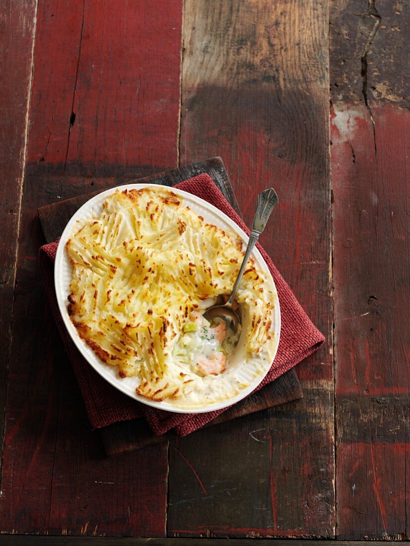 Fish Pie with Carotts