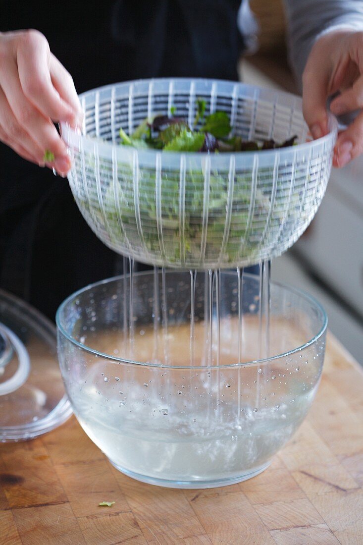 Spinning Lettuce