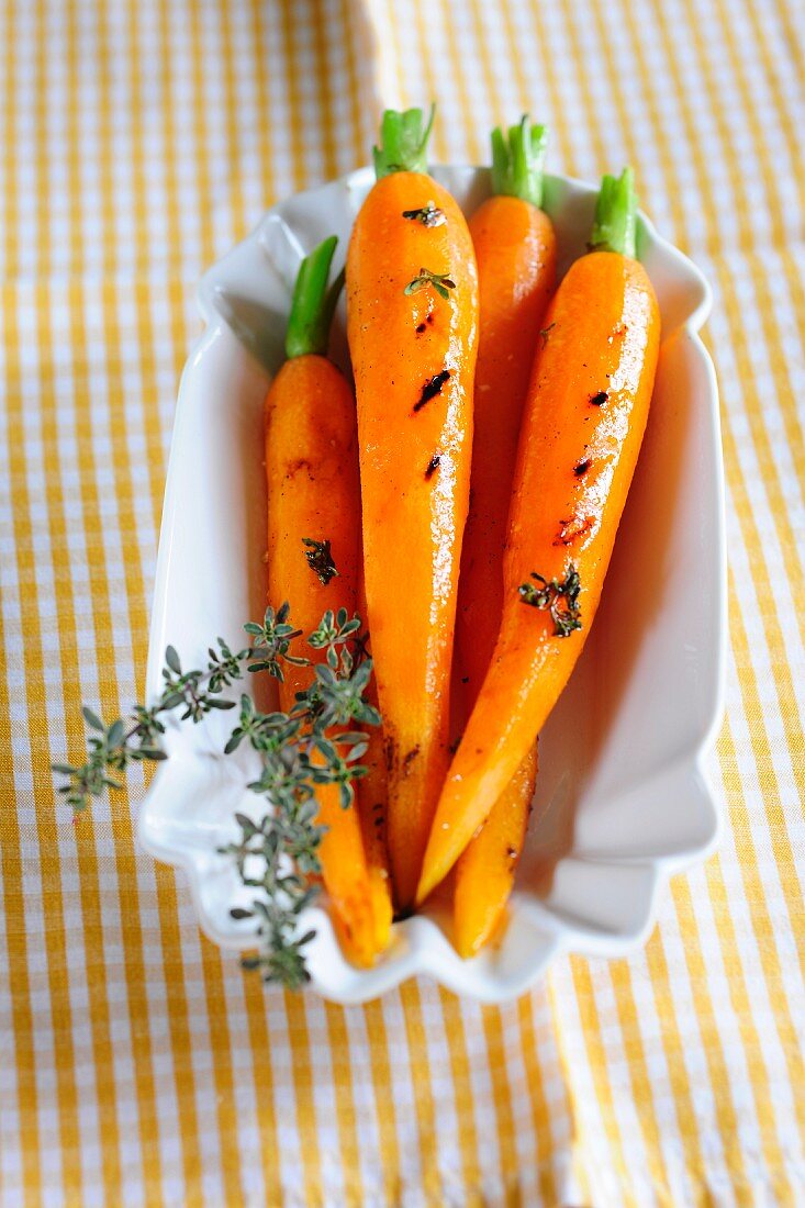 Gegrillte Karotten