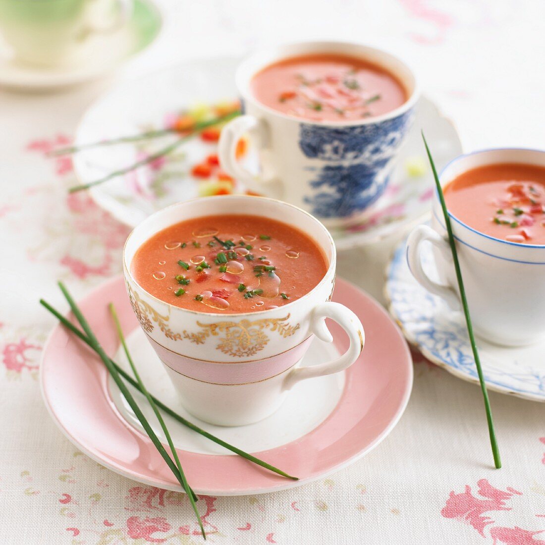 Gazpacho with chives
