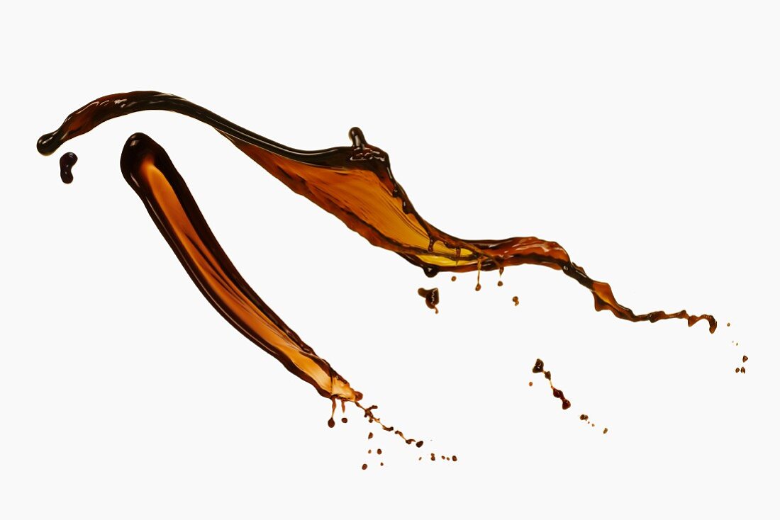 Splashes of coffee