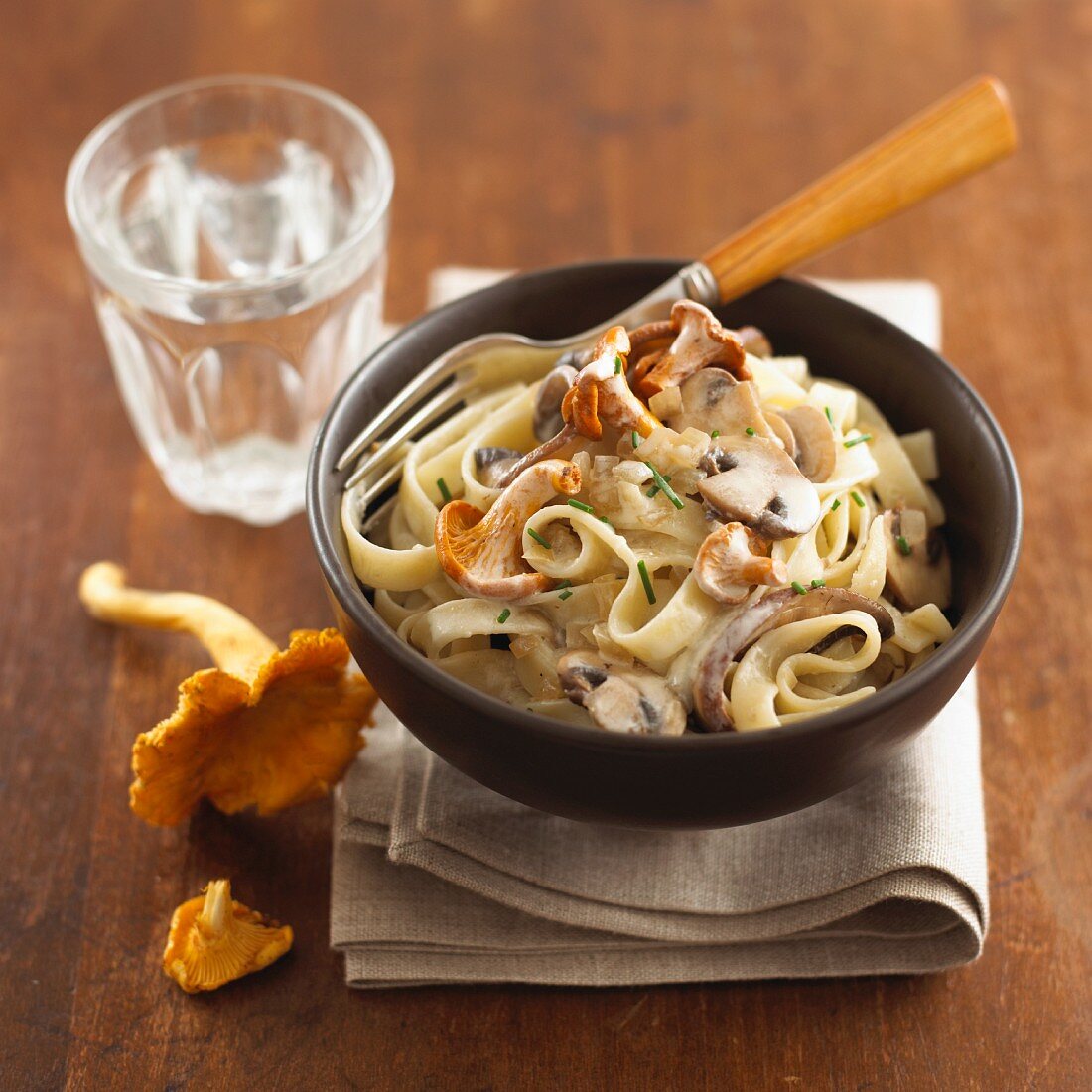 Tagliatelle mit Waldpilzen